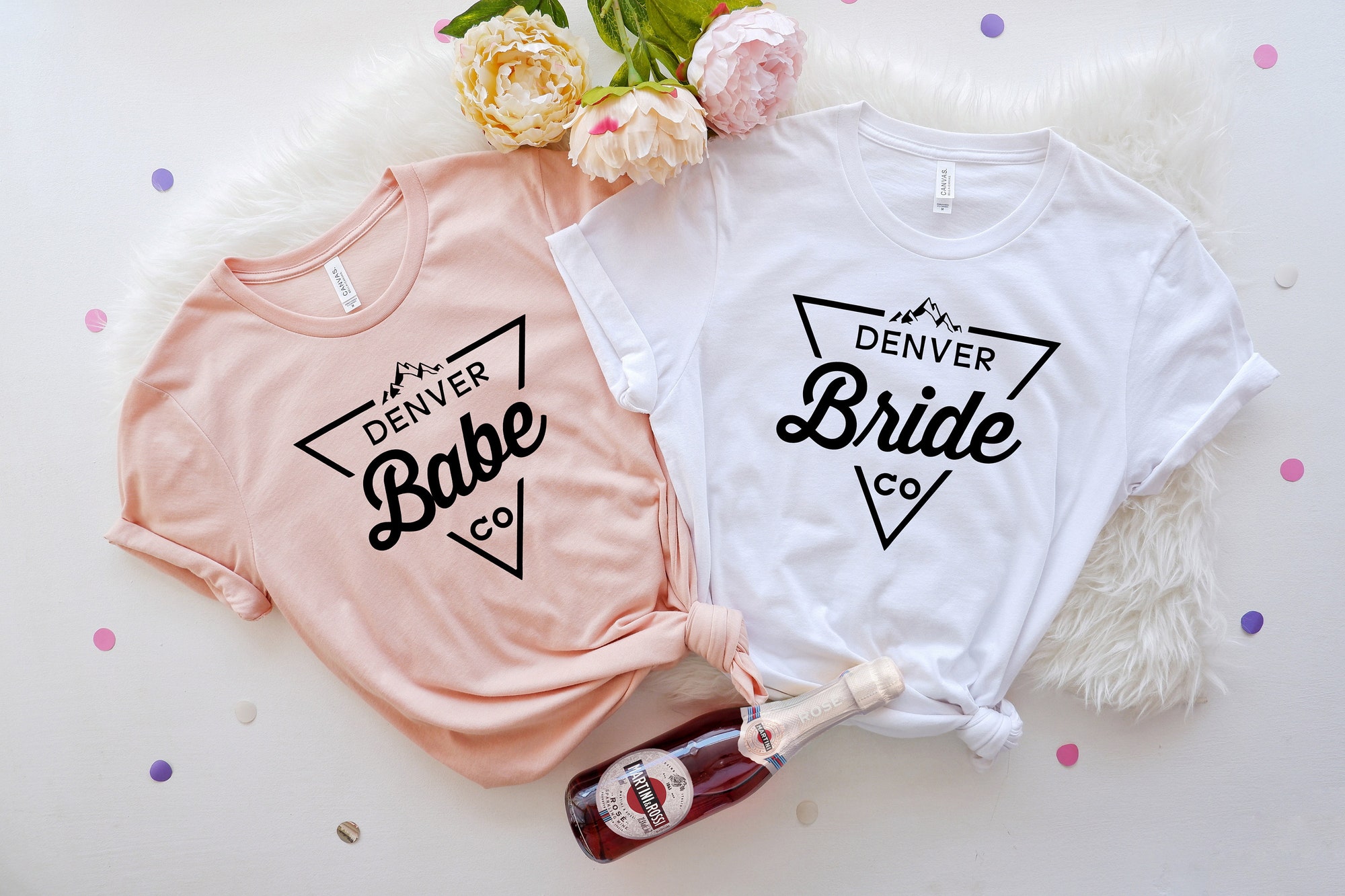 Denver & Colorado Bride Shirts: Mountain Wedding & Bachelorette Favors image 1