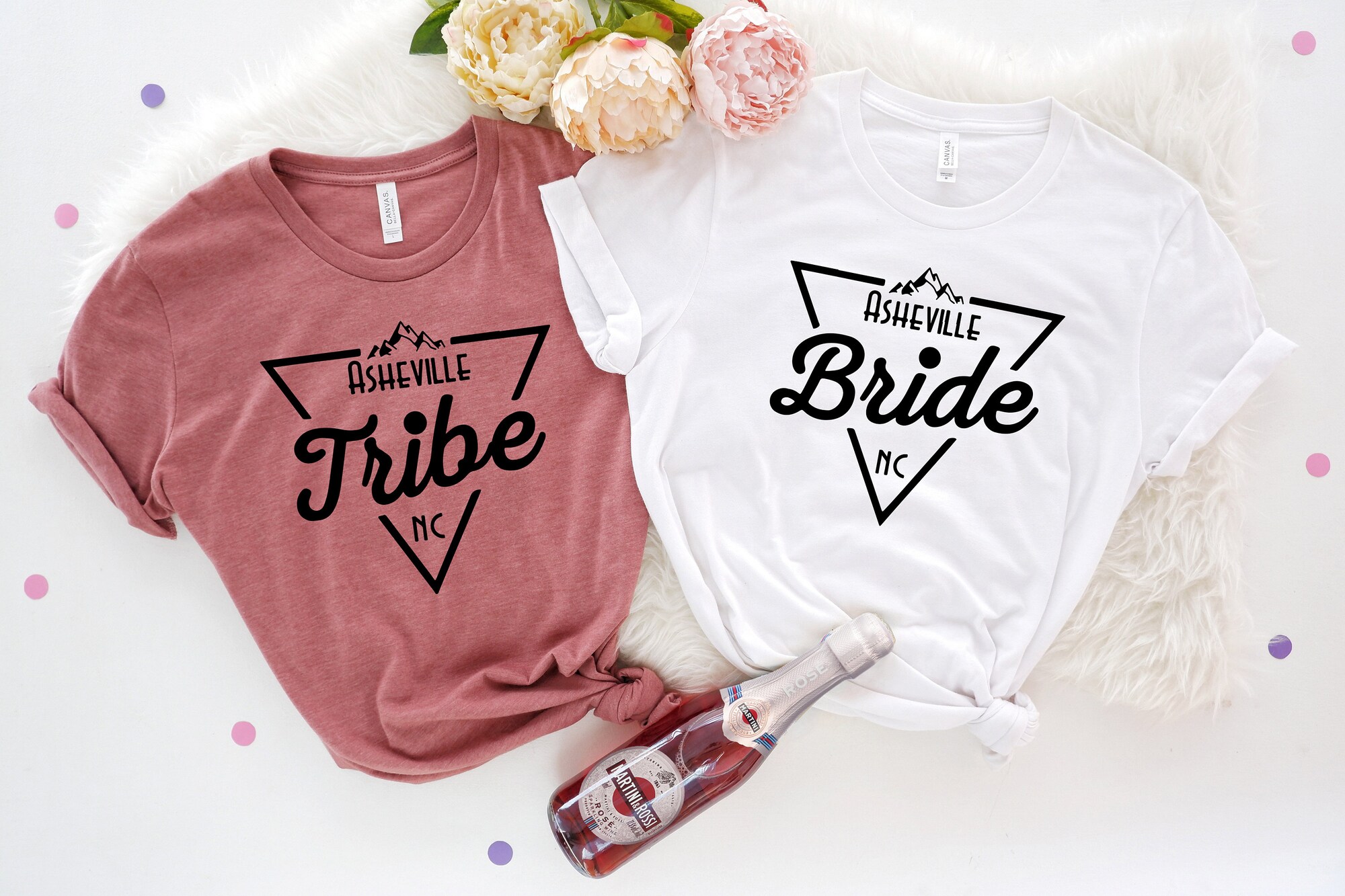 Asheville Bachelorette & Bride Shirts NC Wedding Gifts Mountain Bride image 2