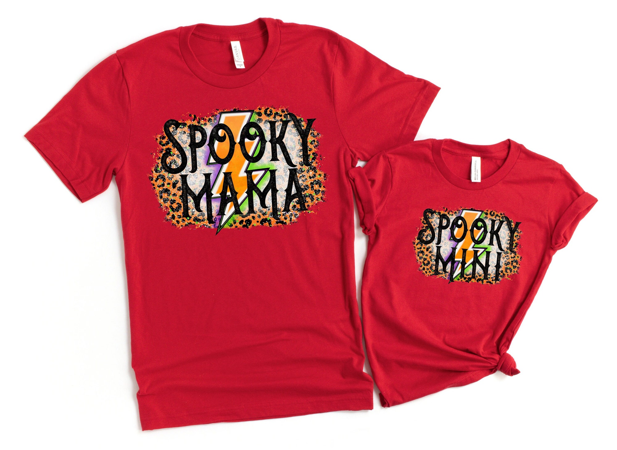 Spooky Mama & Spooky Mini Shirt: Matching Family Halloween Costumes image 0