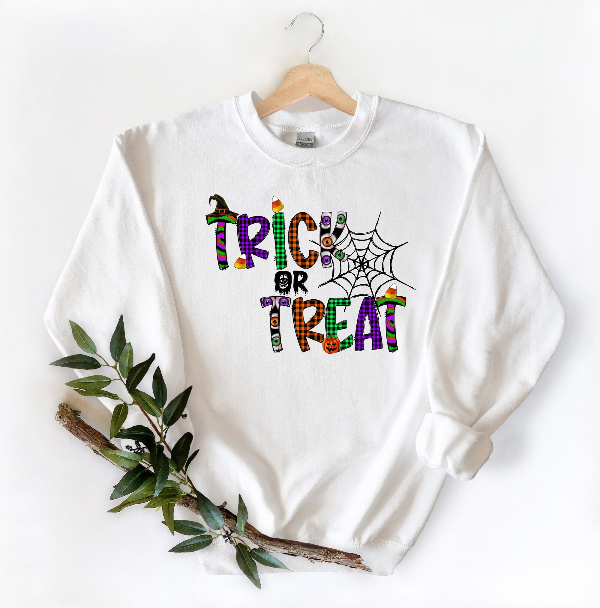 Halloween Trick or Treat Shirt Funny Halloween Shirt image 0