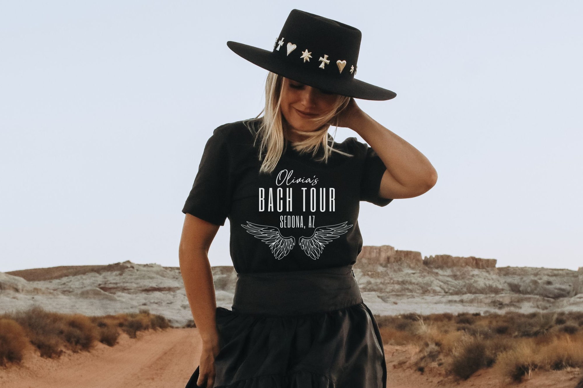 Custom Bachelorette Tour Tees: Custom Bridal Rock n Roll Sedona & Nashville image 2