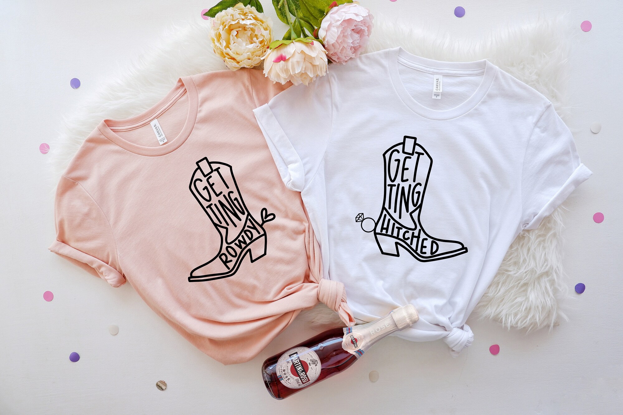 Country Bachelorette: Getting Hitched & Nash Bash Shirts Gifts image 1