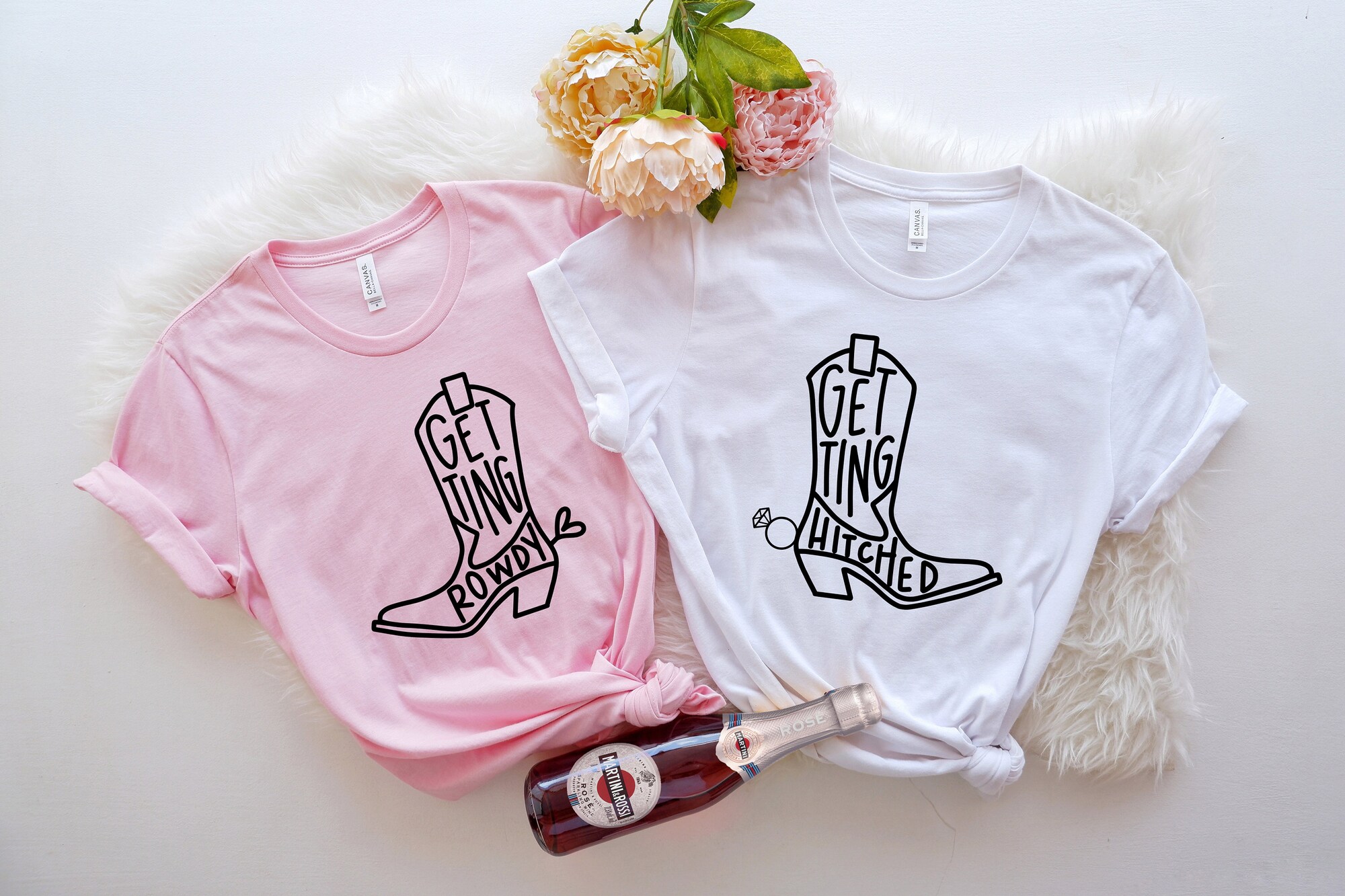 Country Bachelorette: Getting Hitched & Nash Bash Shirts Gifts image 3