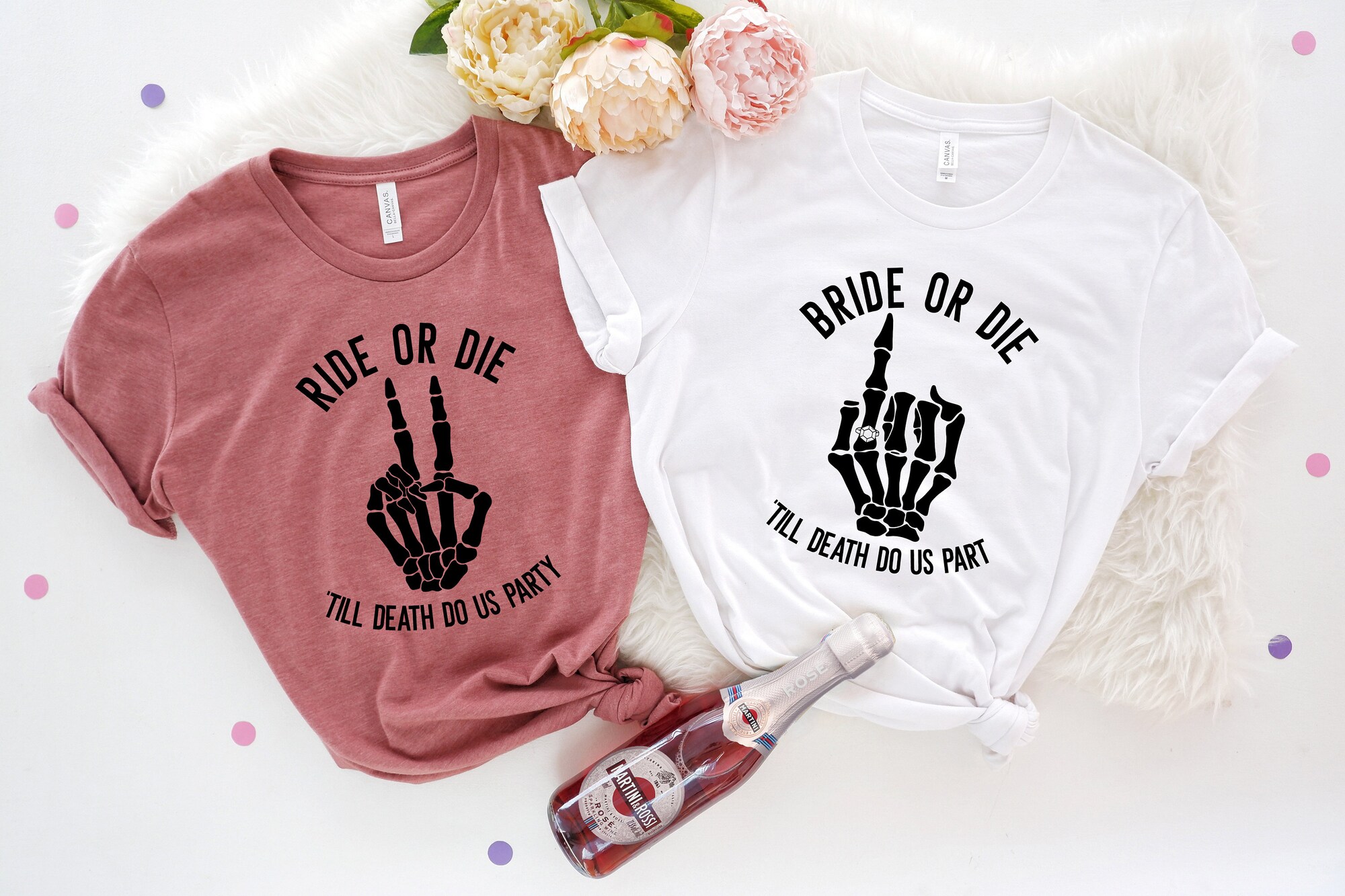 Bride Or Die & Funny Bachelorette Party Shirts Bridal Gifts & Tees image 2