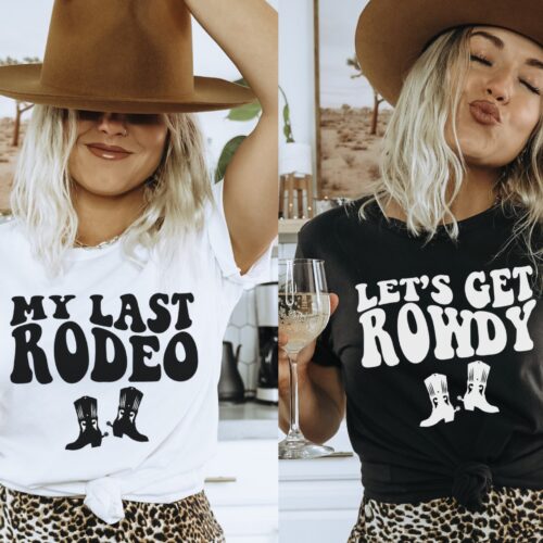 Country Bachelorette Party Shirts: 'Last Rodeo' & Nashville Texas Themes image 0