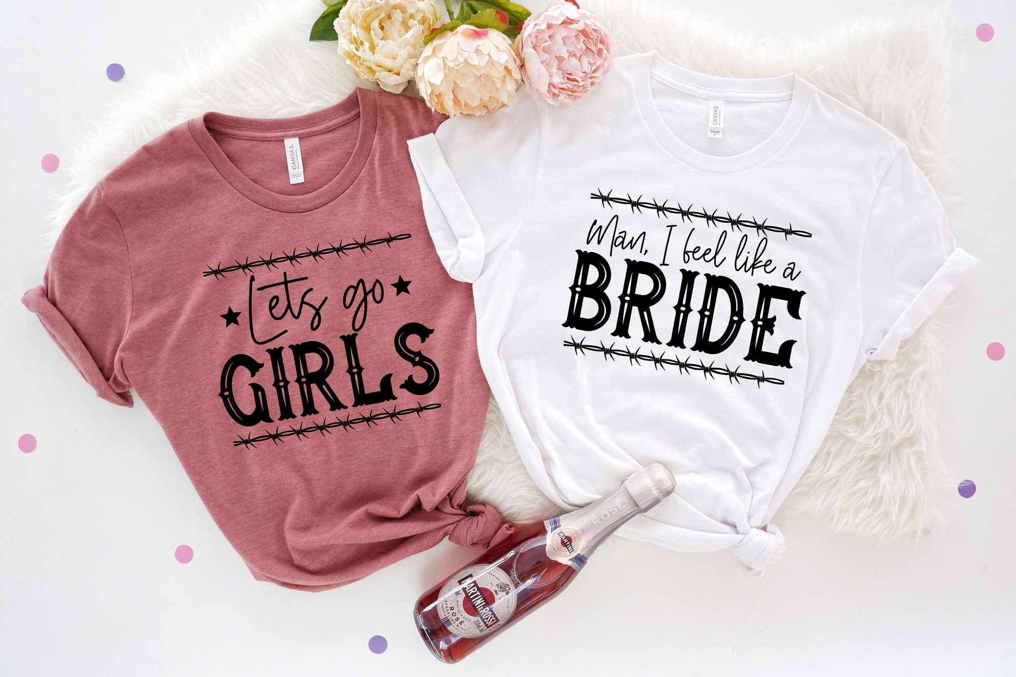 Western Bachelorette Shirts: Nash Bash Let's Go Girls Bride & Wedding Tees image 2