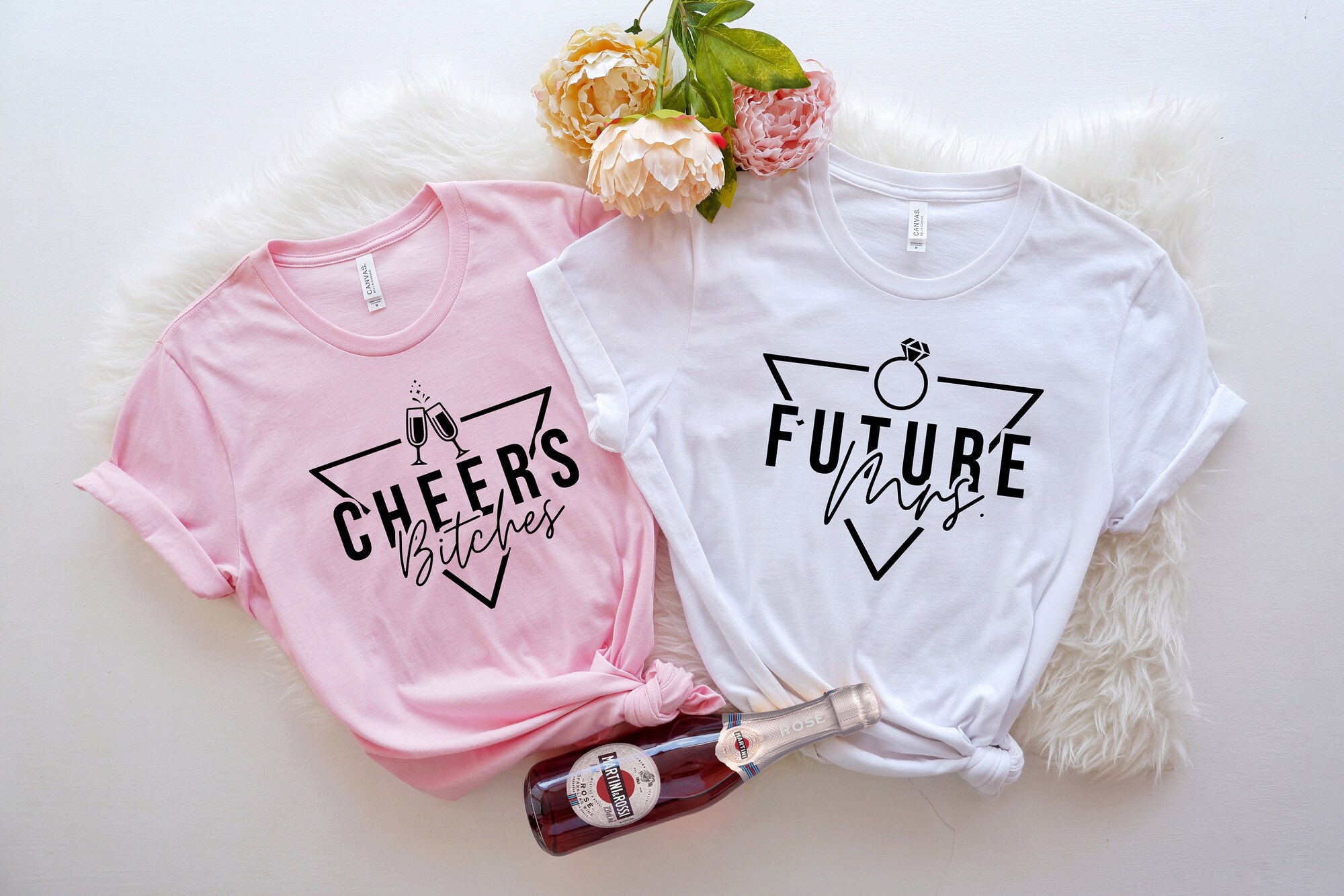 Future Mrs. & Bride Shirts Bachelorette & Wedding Gifts Engagement Tees image 1