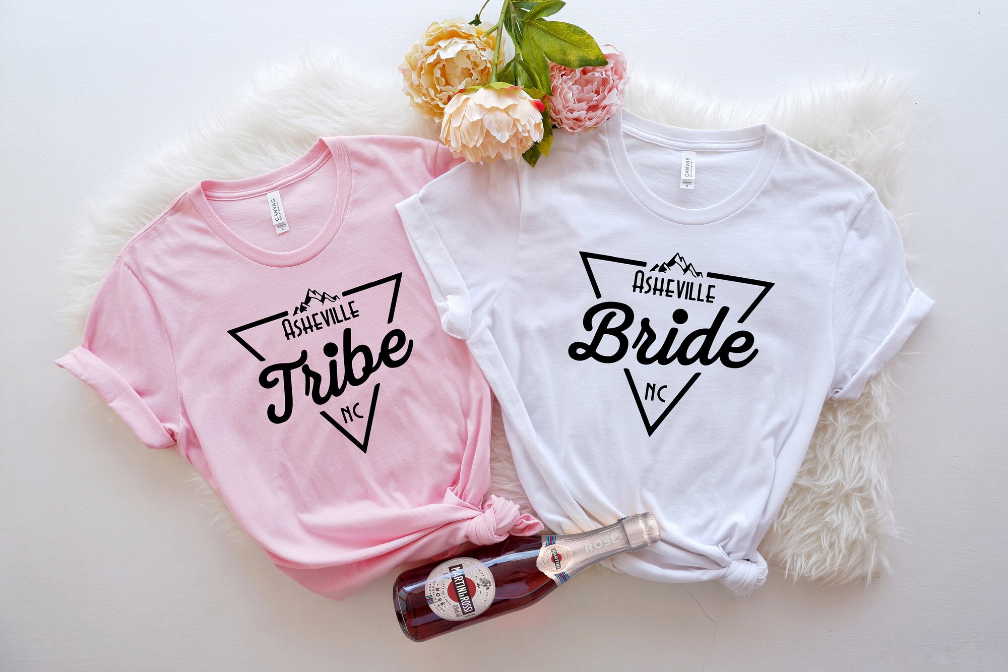 Asheville Bachelorette & Bride Shirts NC Wedding Gifts Mountain Bride image 3