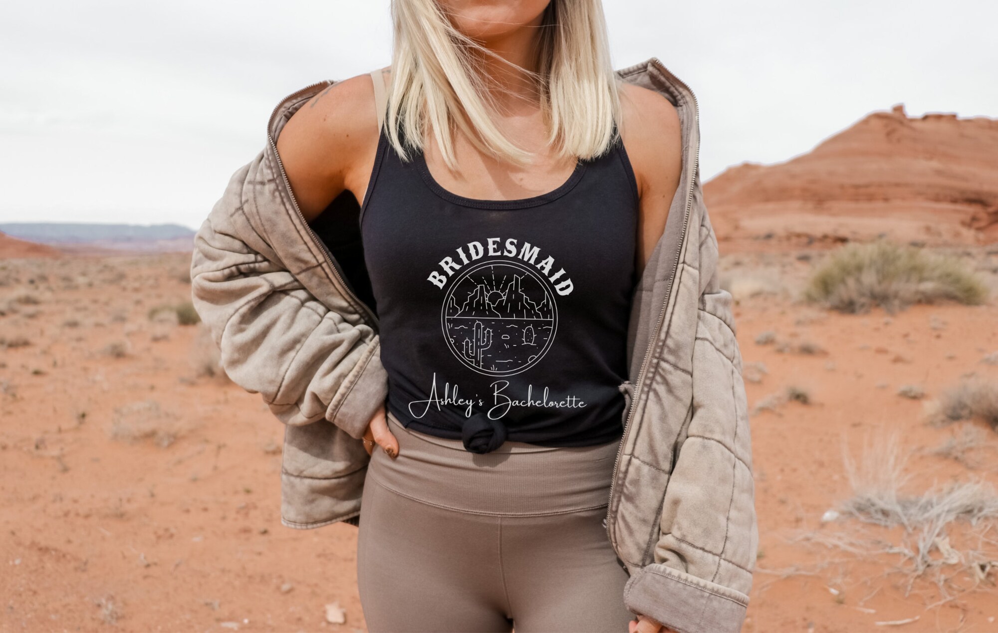 Custom Desert Bachelorette Shirts: AZ Tanks Bride Tees & Bridesmaid Gear image 2