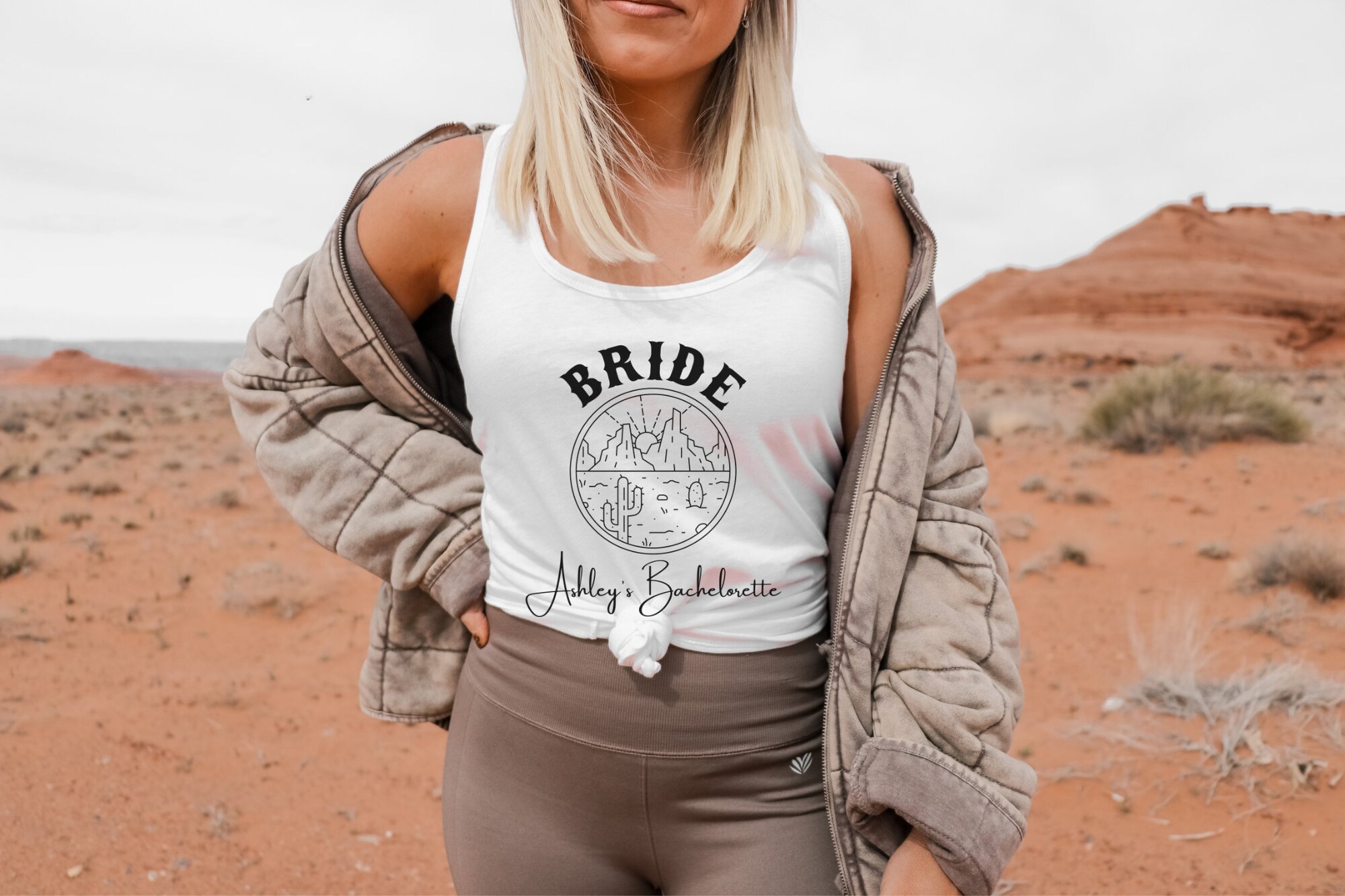 Custom Desert Bachelorette Shirts: AZ Tanks Bride Tees & Bridesmaid Gear image 1