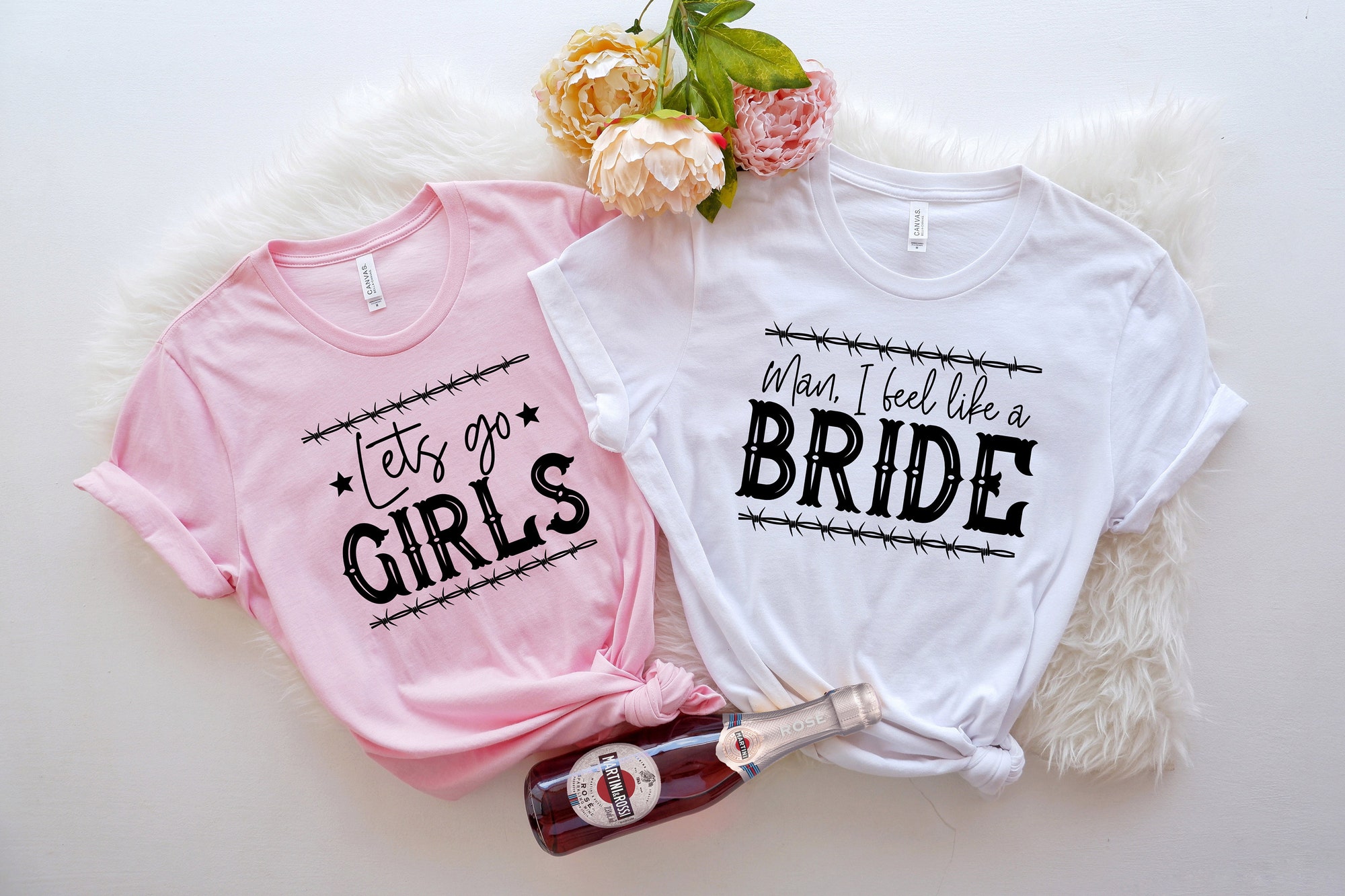 Western Bachelorette Shirts: Nash Bash Let's Go Girls Bride & Wedding Tees image 1