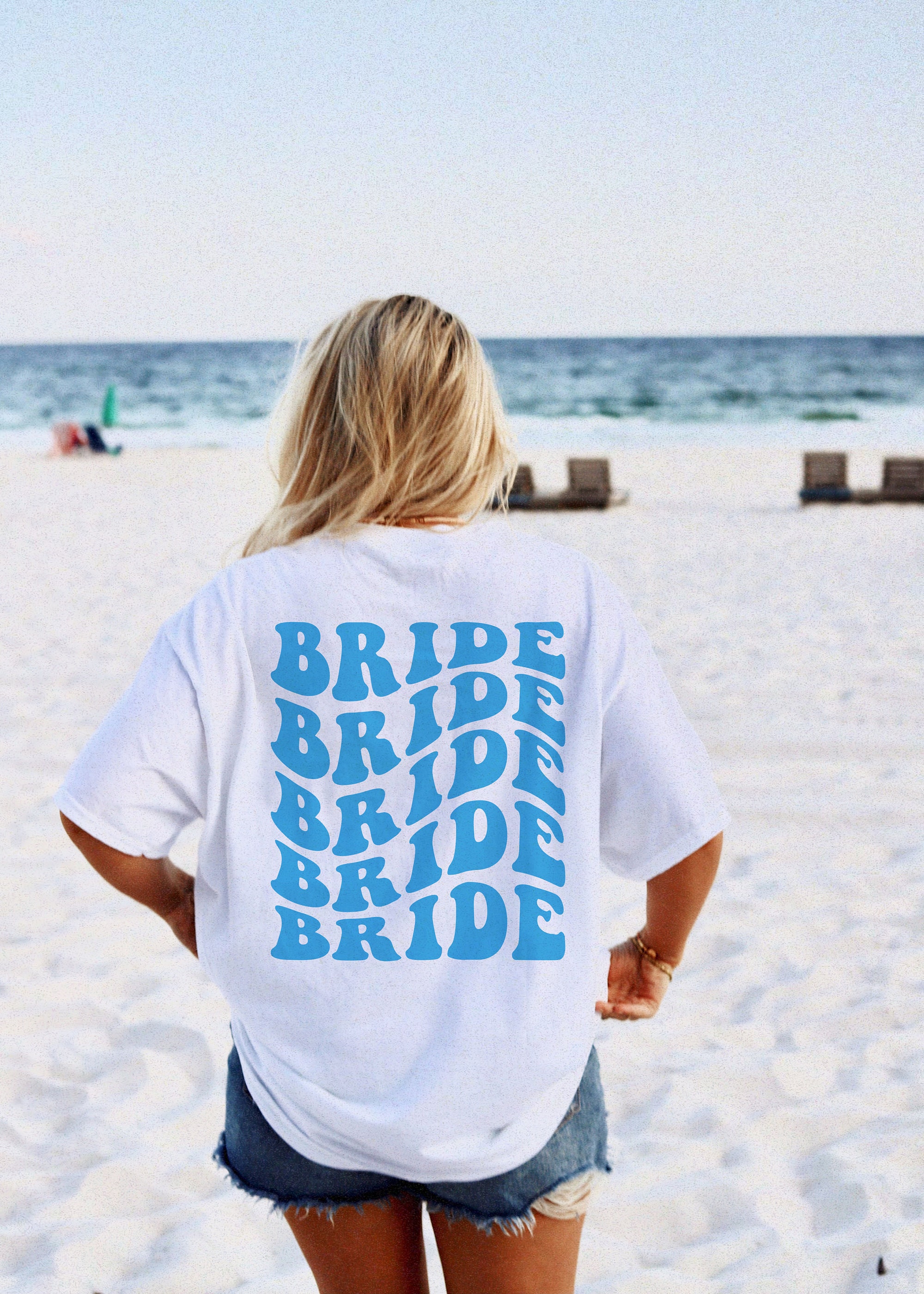 Boho Bride & Bachelorette: Trendy Retro Bridal Party Tee image 0