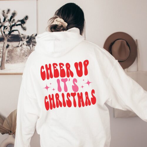 Preppy Xmas Hoodie & Sweatshirt: Trendy Holiday Gifts for Her image 0