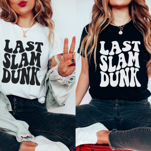 Slam Dunk Bachelorette Shirts - Unique Retro Basketball Party Tees image 0