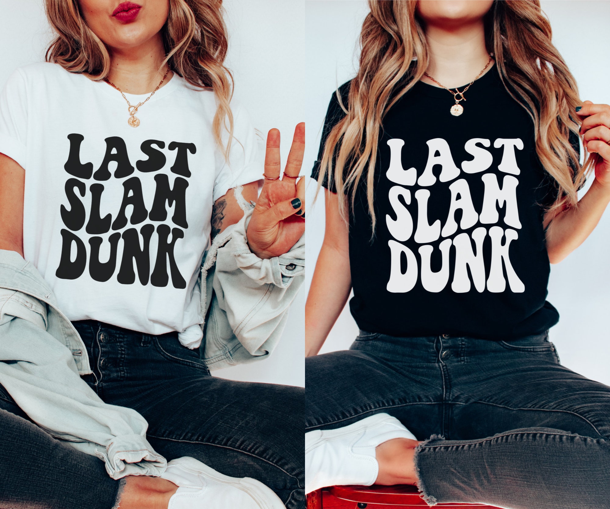Slam Dunk Bachelorette Shirts - Unique Retro Basketball Party Tees image 0