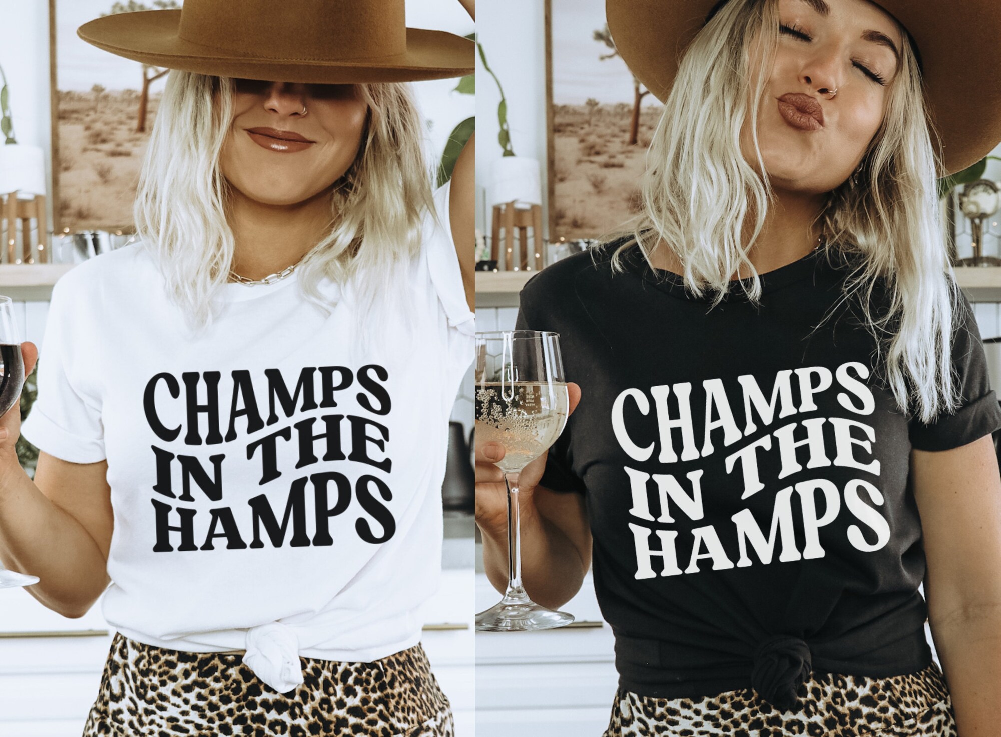 Hampton Bachelorette: Shirts Bridal Party Girls Trip & Bridesmaid Gifts image 0