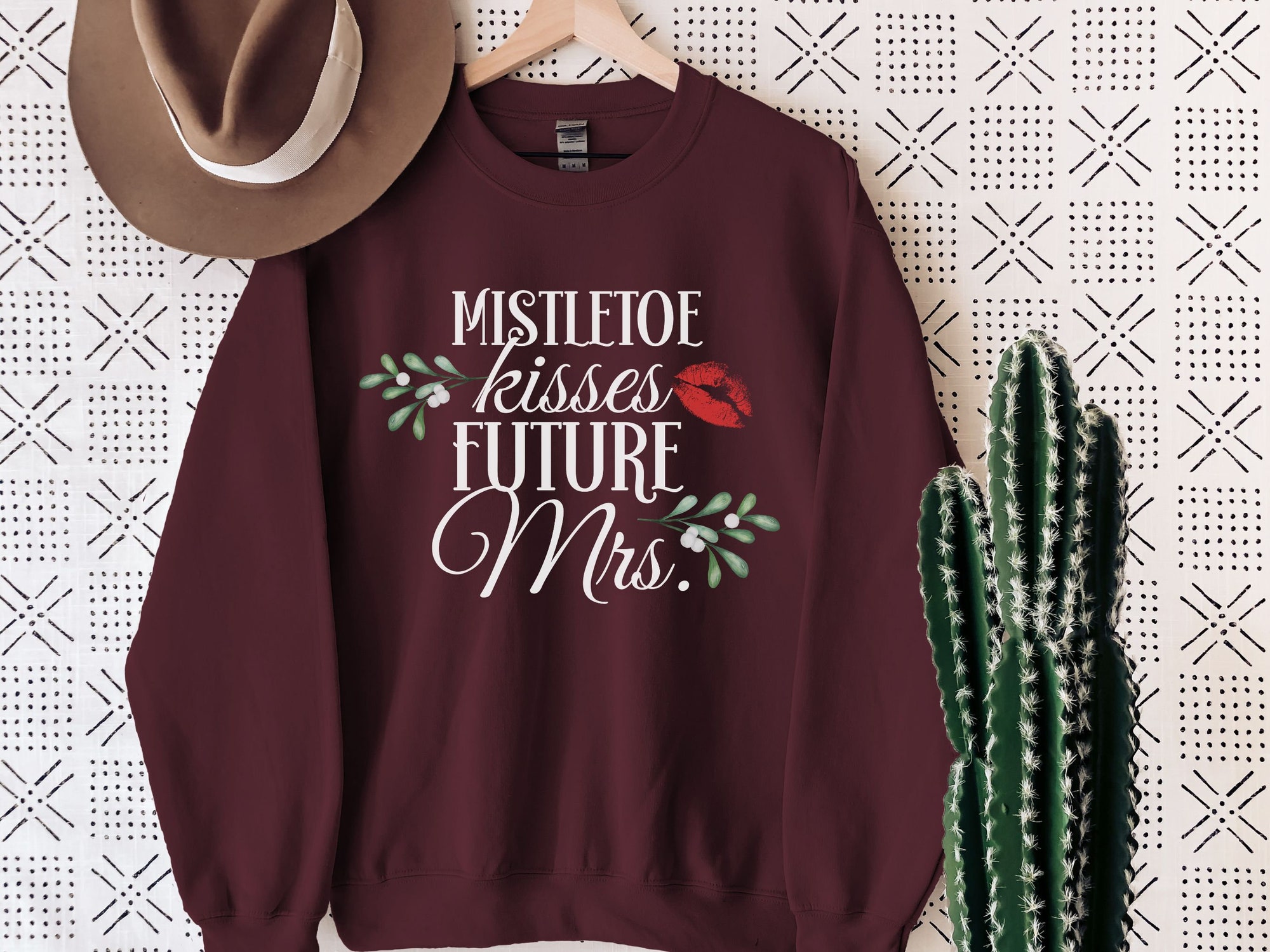 Future Mrs & Fiance Christmas Sweater - Engagement & Bridal Tee Bachelorette Party image 6