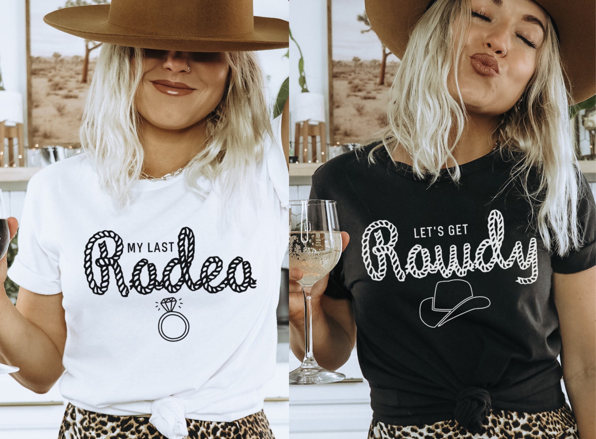 Nashville Bachelorette Shirts: Last Rodeo Rowdy Texas & Country Bridal Tees image 0