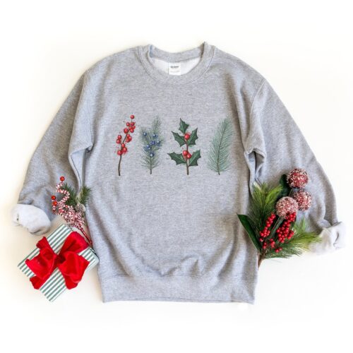 Winter Spice Shirt: Cinnamon Cranberry Christmas Sweatshirt image 0