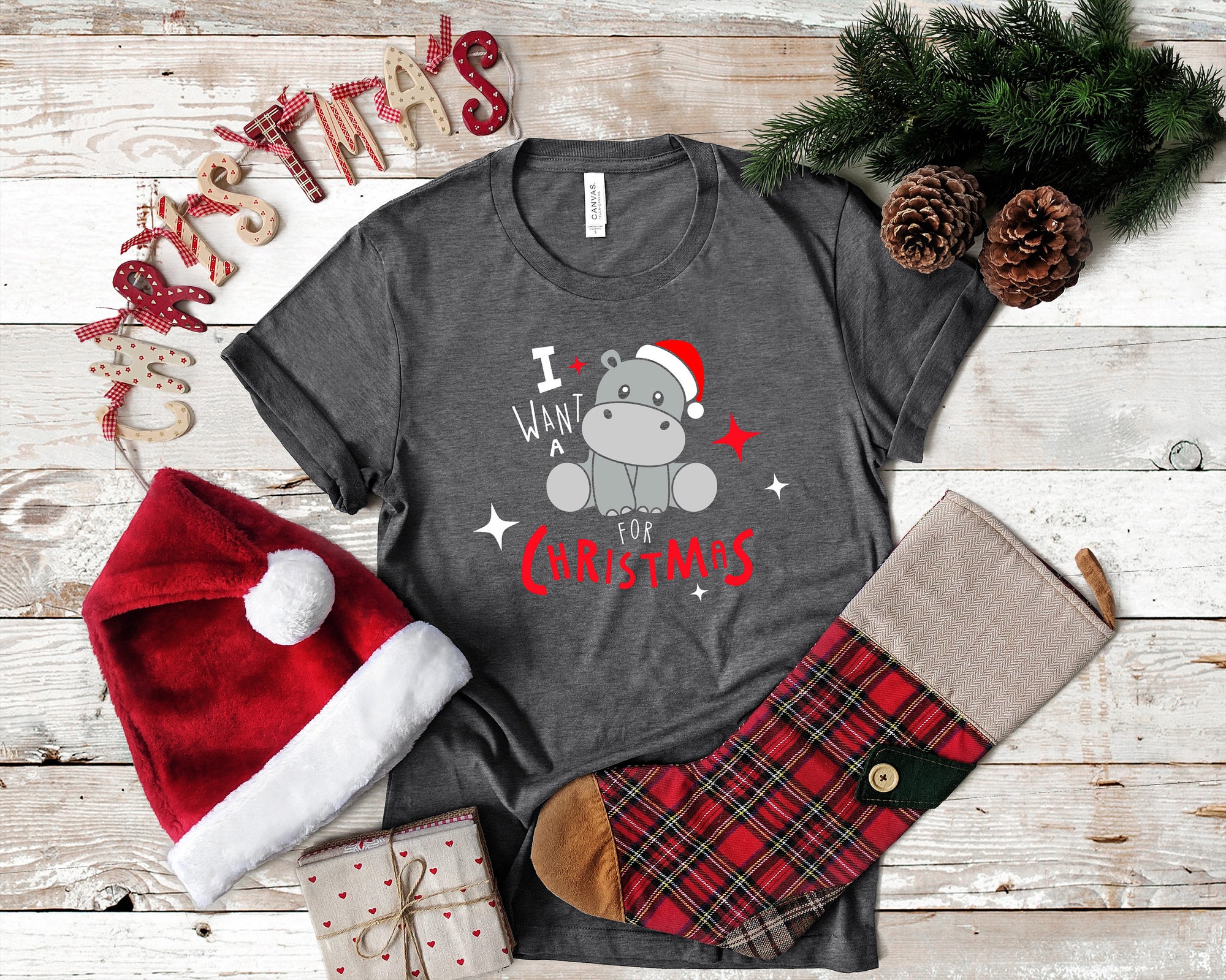 I Want A Hippopotamus For Christmas Sweatshirt image 1