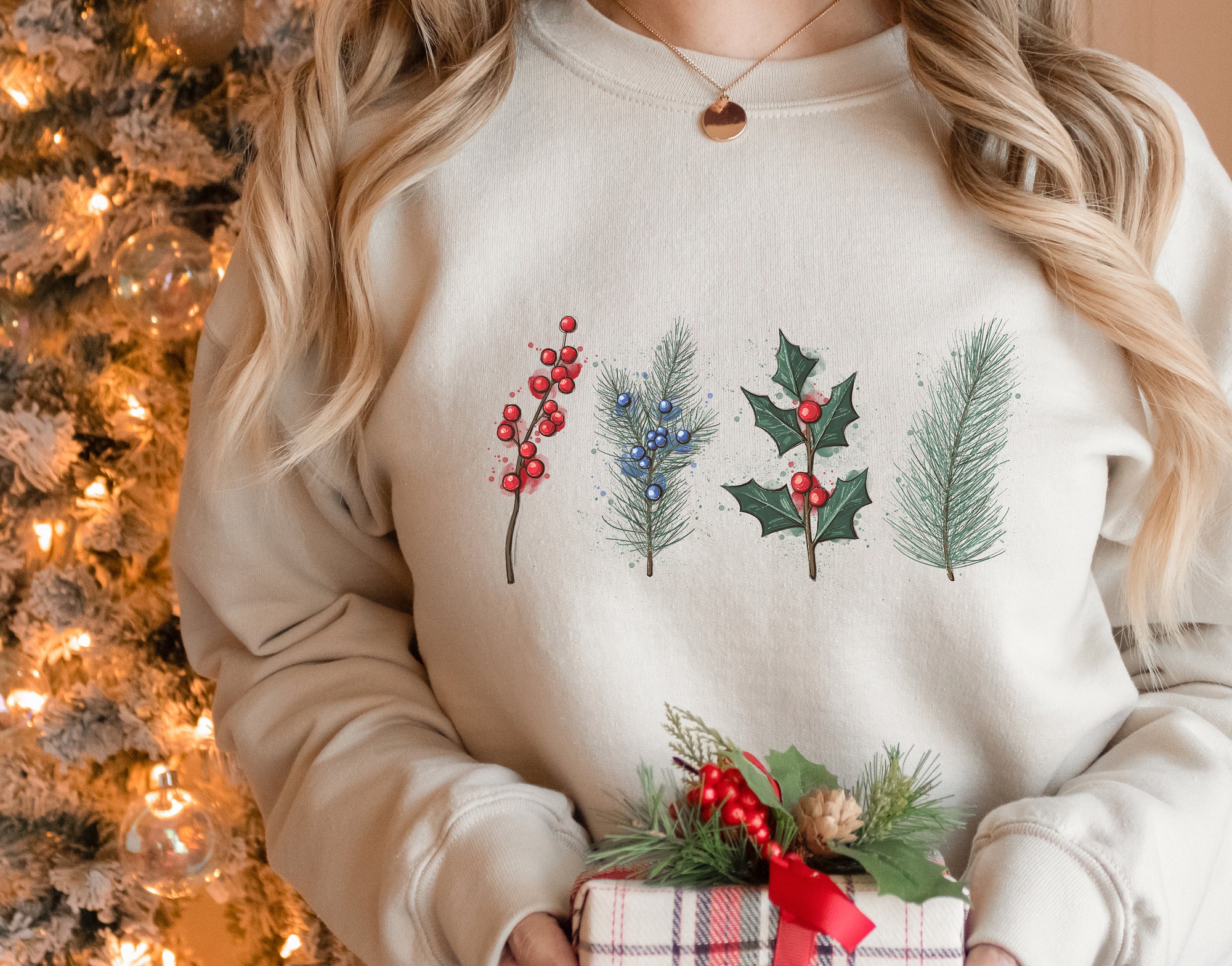 Winter Spice Shirt: Cinnamon Cranberry Christmas Sweatshirt image 2