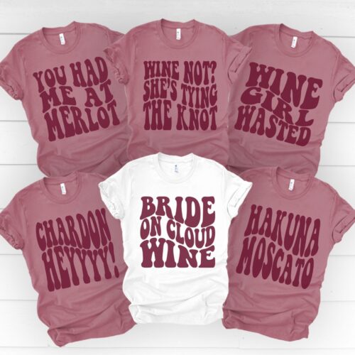 Winery Bachelorette Tees: Funny Wine Bride & Napa Party Shirts image 0