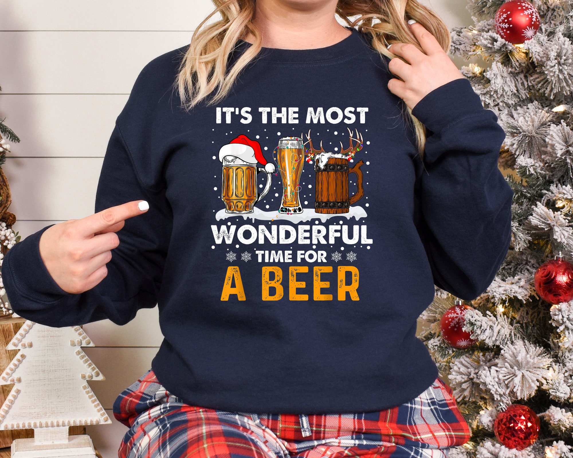 It Is The Most Wonderful Time For A Beer Shirt | Christmas Beer T-Shirt image 2