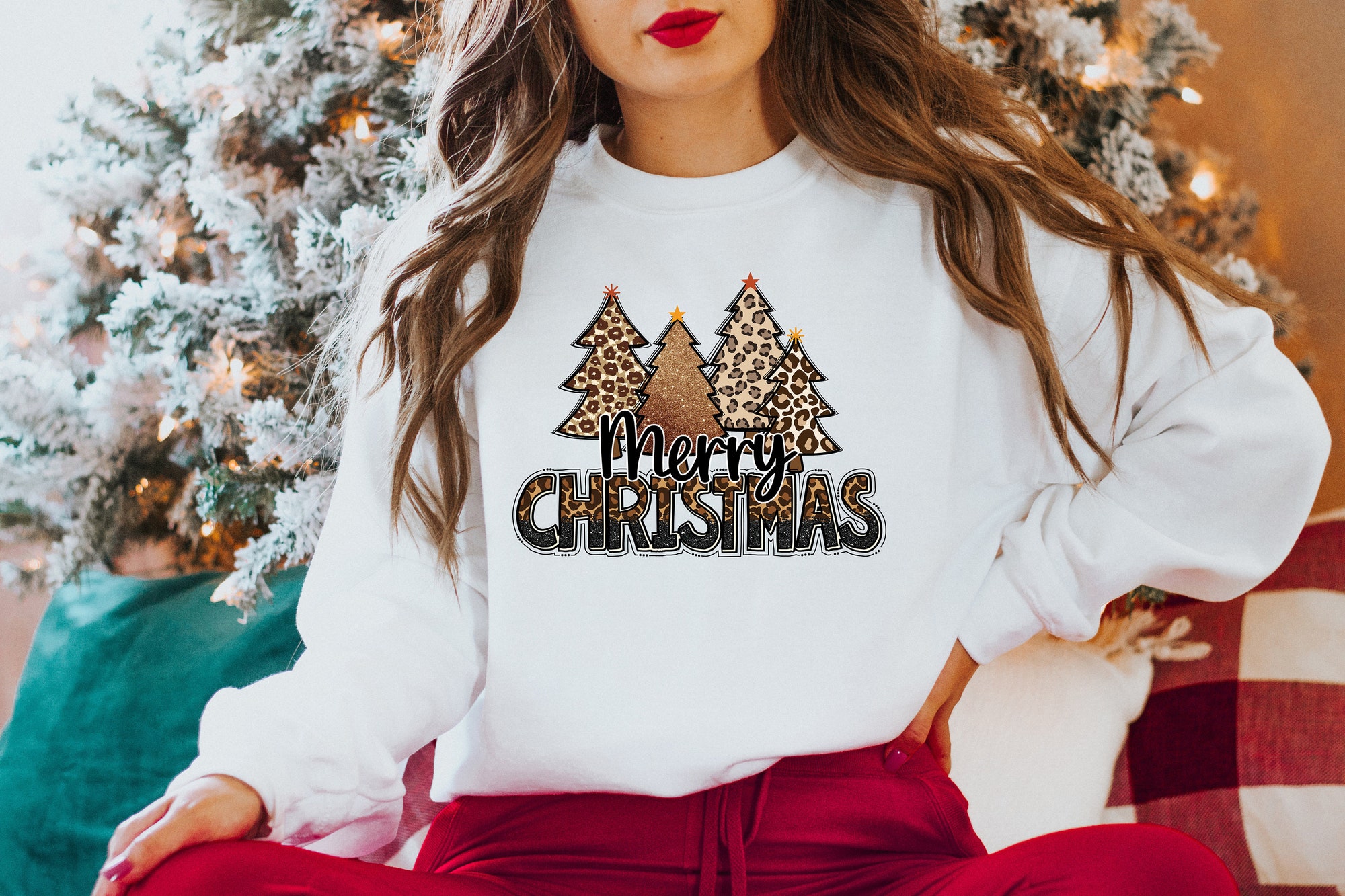 Christmas Trees Shirt | Christmas Tee image 2