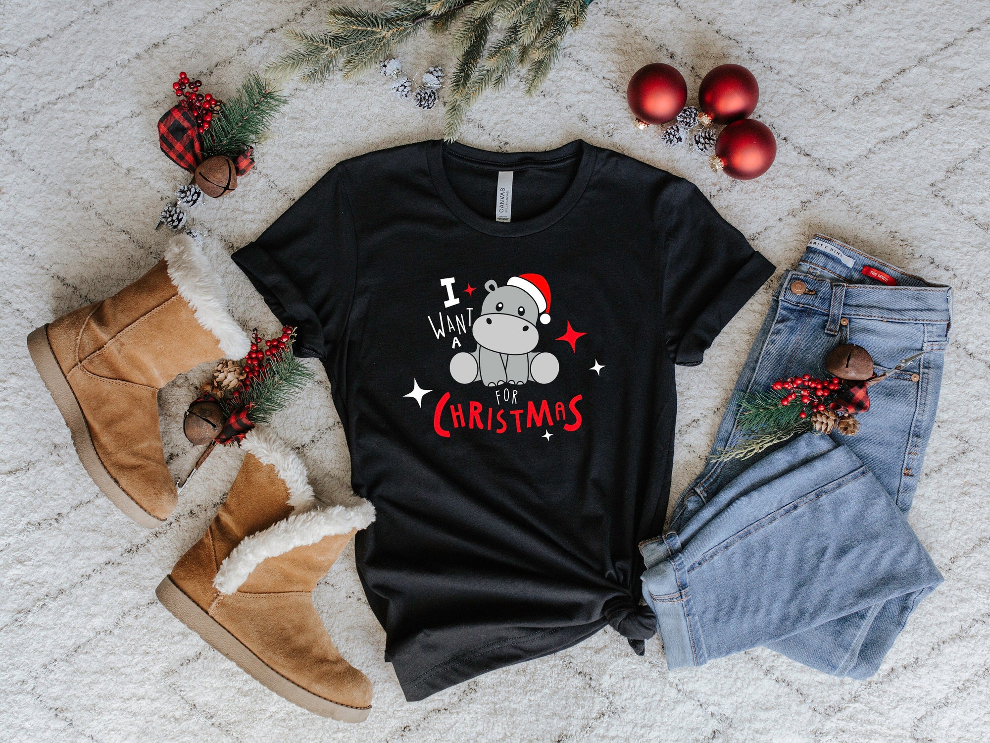 I Want A Hippopotamus For Christmas Sweatshirt image 0