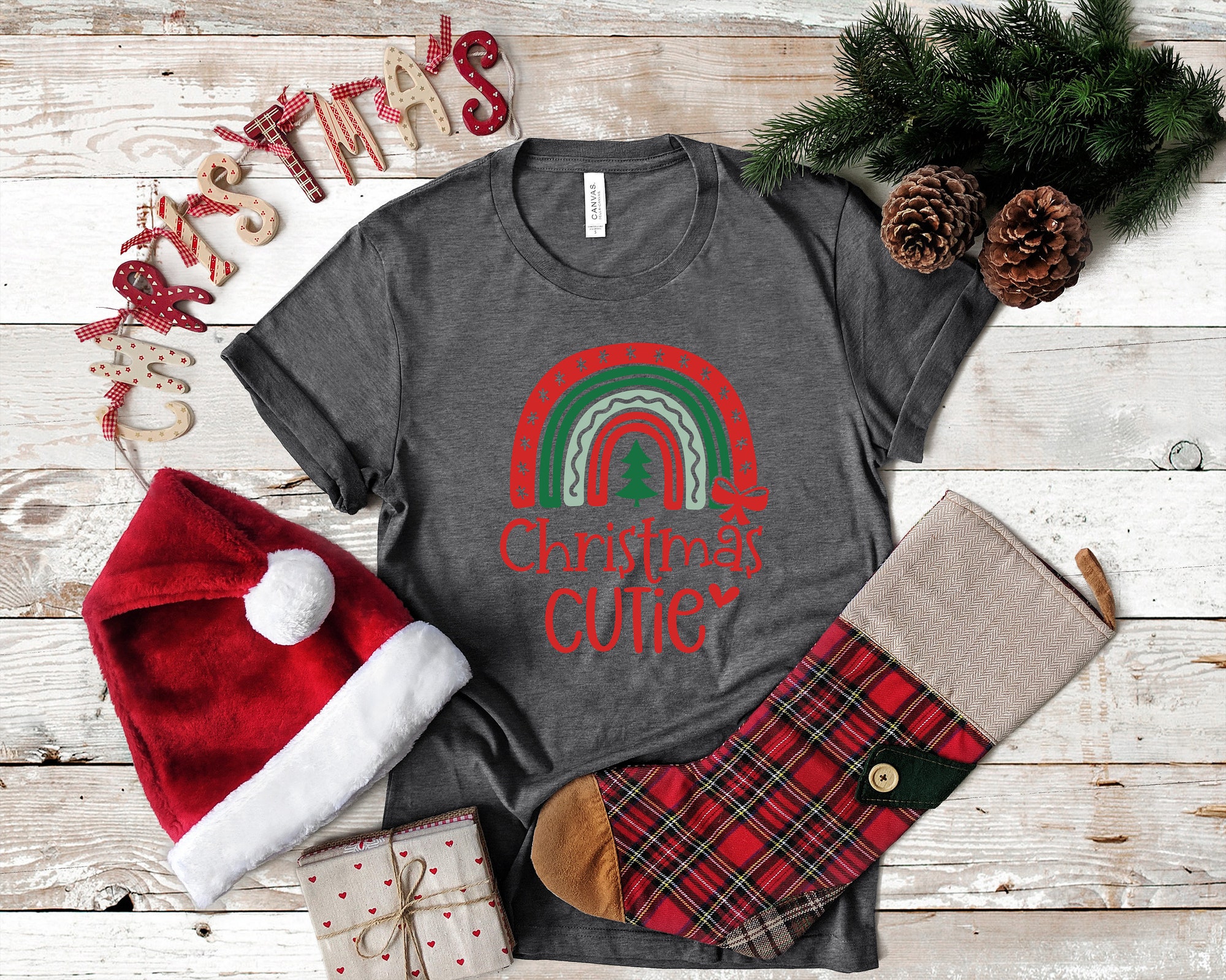 Christmas Cutie Shirt | Funny Holiday Shirt image 2