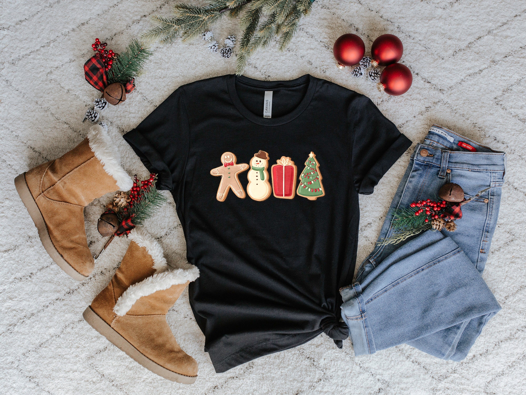 2024 Family Christmas Shirt | Trendy Matching Christmas T-Shirts image 1