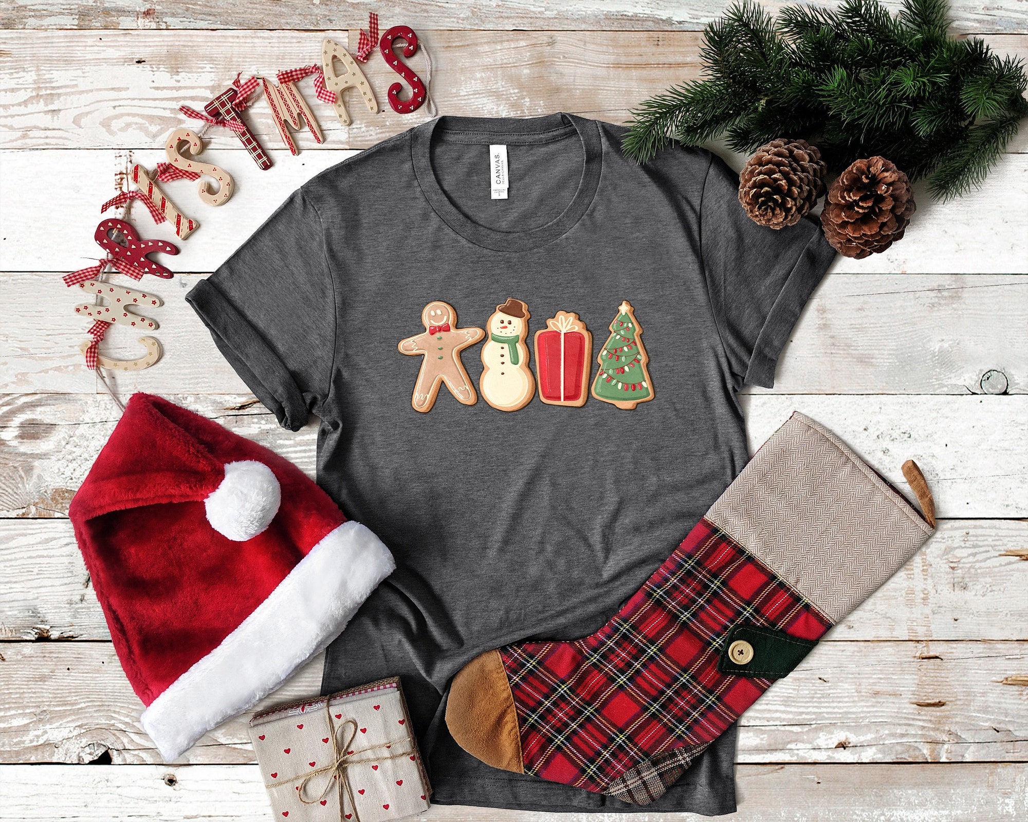 2024 Family Christmas Shirt | Trendy Matching Christmas T-Shirts image 0