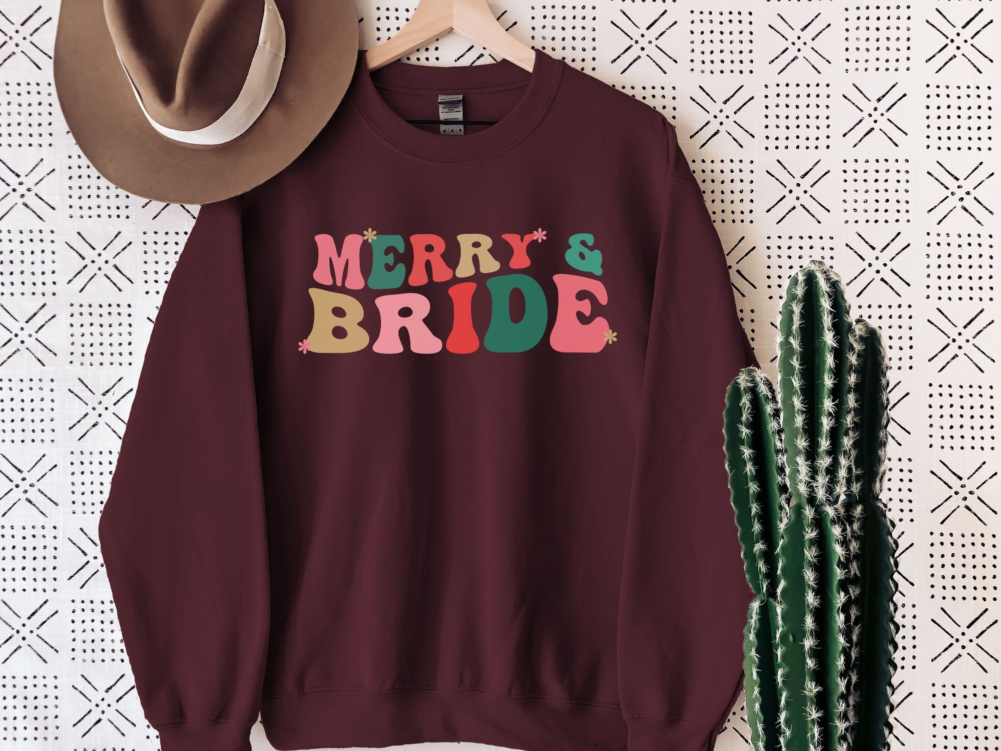 Christmas Bride Sweatshirt - Xmas Wedding Gift & Bachelorette Tee image 5