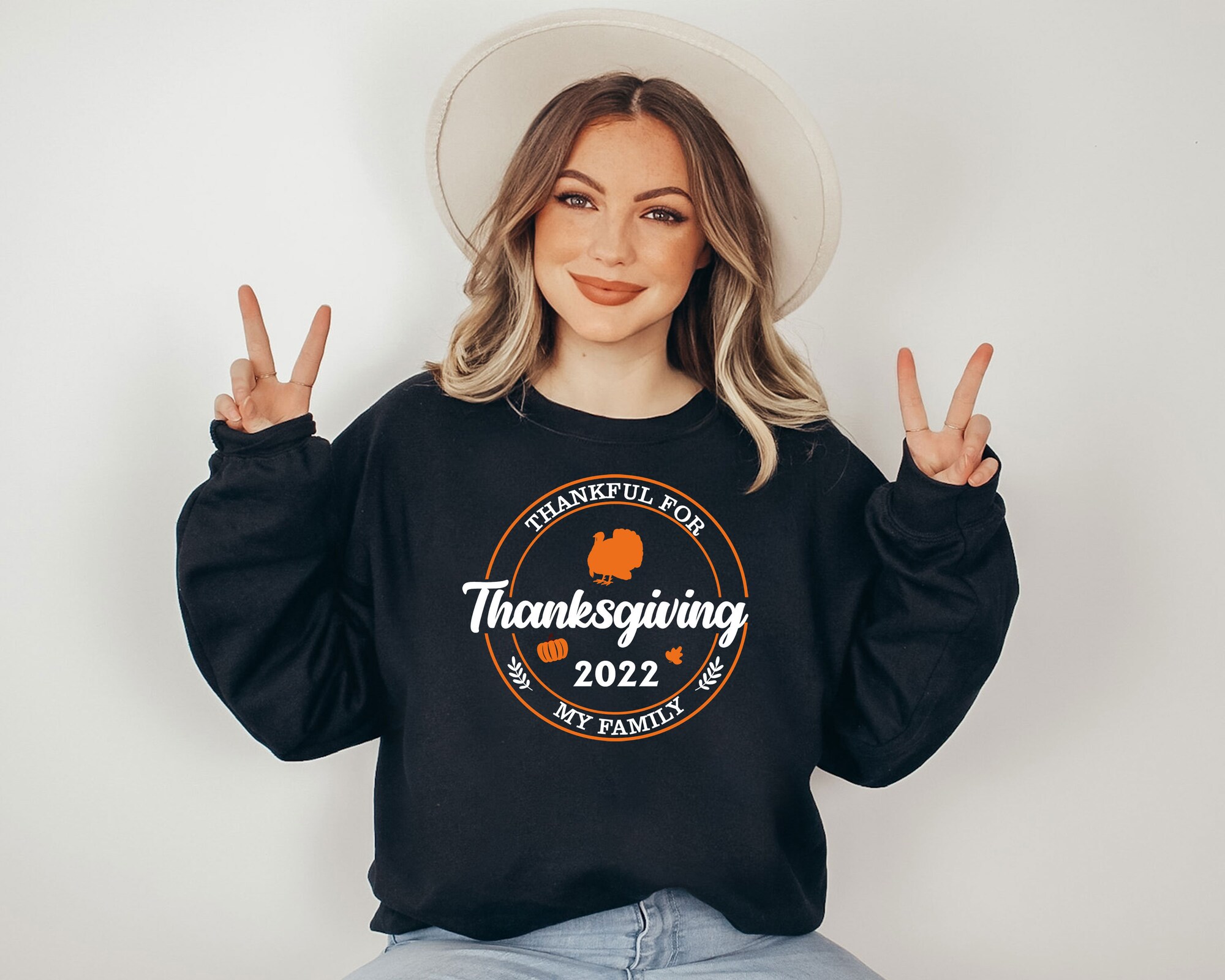 Family Name Thanksgiving Sweatshirt image 1