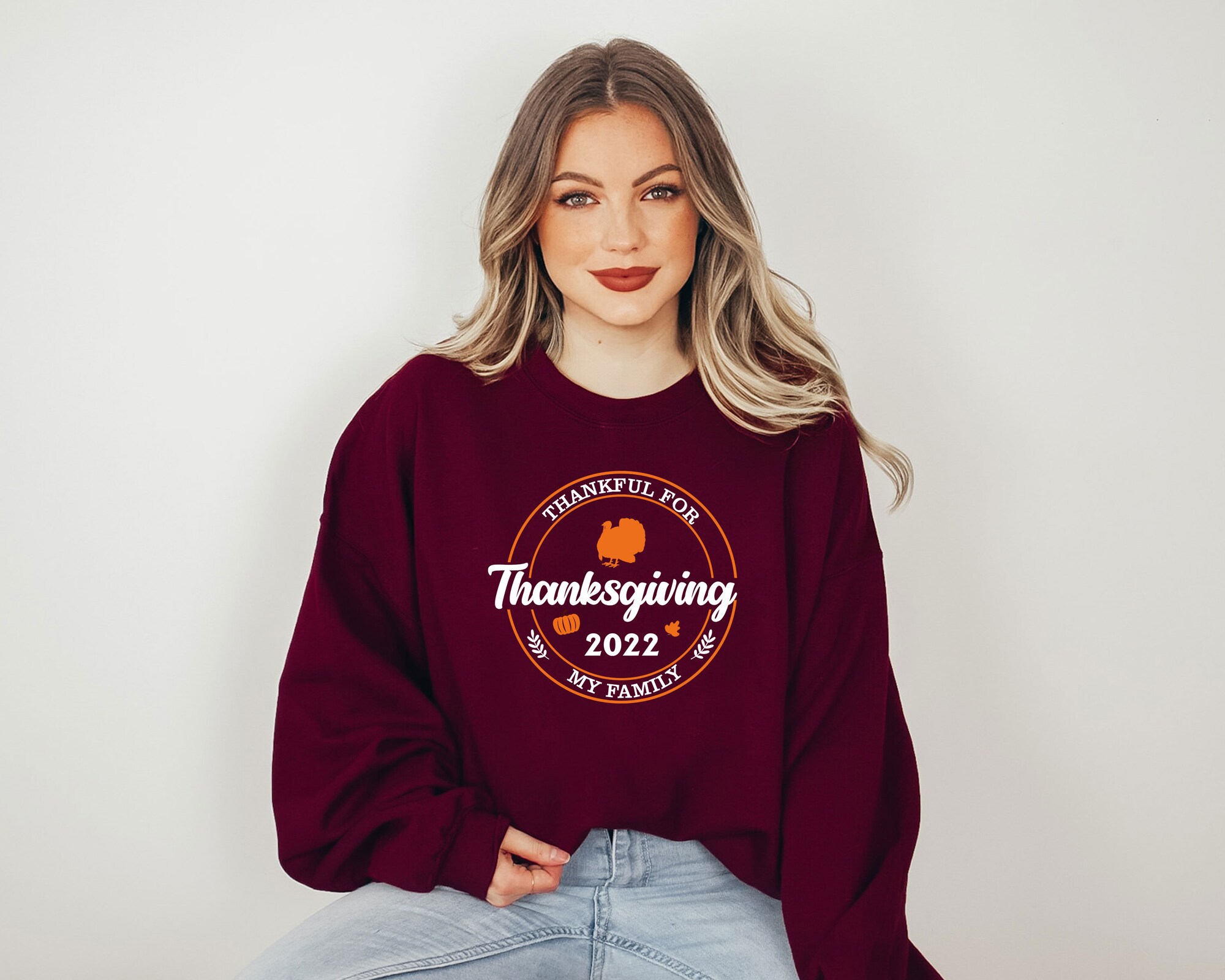 Family Name Thanksgiving Sweatshirt image 2