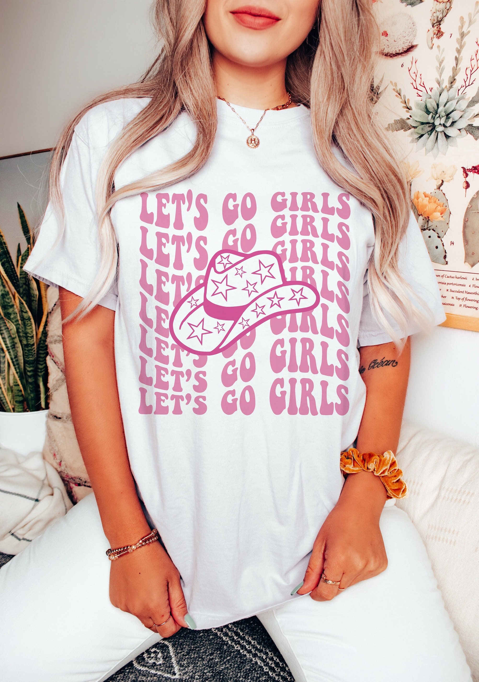 Retro Cowgirl Bachelorette Shirt - Bridal Party Tee image 0