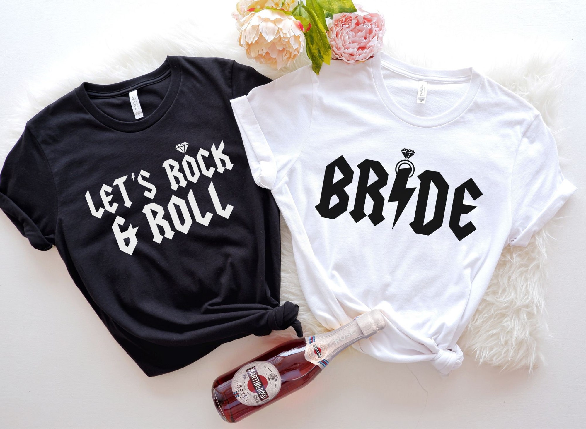 Rock & Roll Bride & Bachelorette Shirts - Gothic Nashville Tees image 6