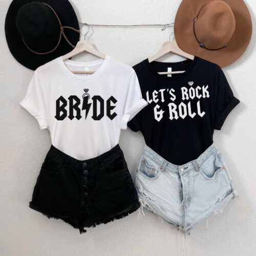 Rock & Roll Bride & Bachelorette Shirts - Gothic Nashville Tees image 0