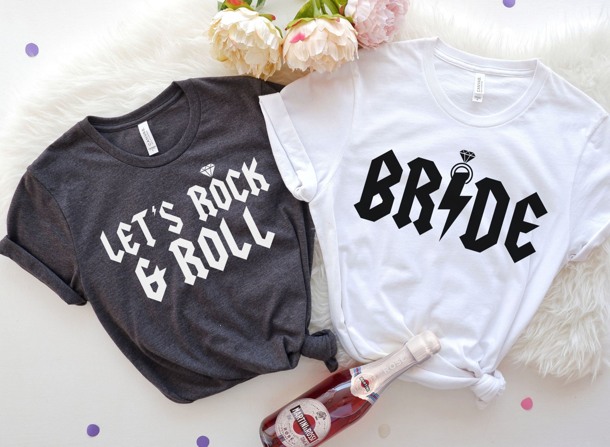 Rock & Roll Bride & Bachelorette Shirts - Gothic Nashville Tees image 8