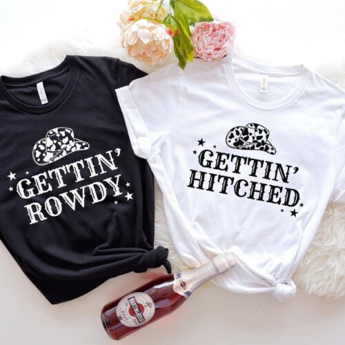 Getting Rowdy Getting Hitched Western Bachelorette Party Wedding Gift image 0