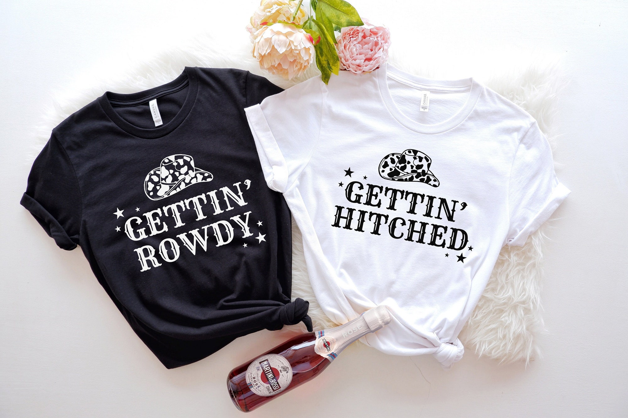 Getting Rowdy Getting Hitched Western Bachelorette Party Wedding Gift image 0