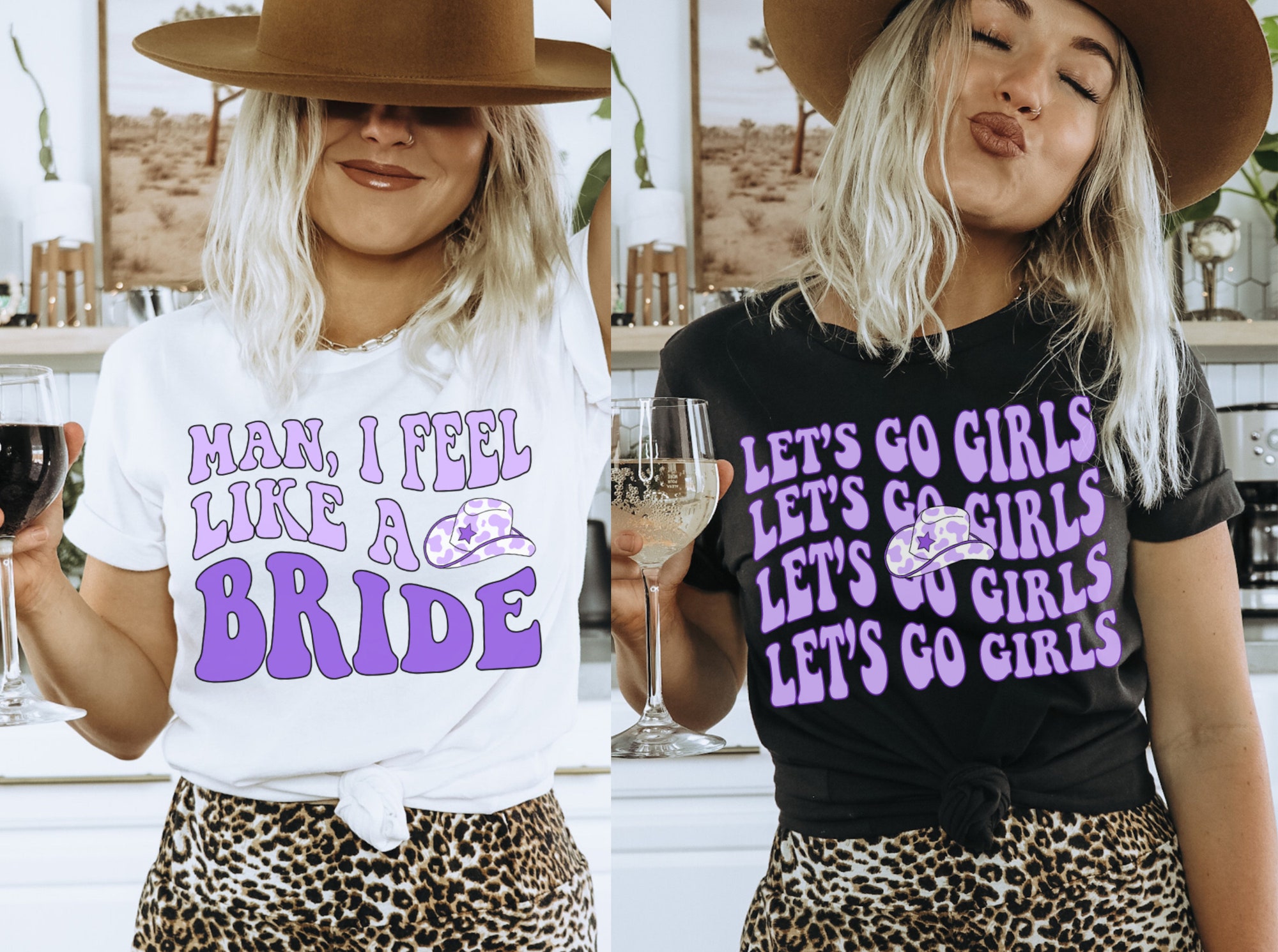 Nashville Bachelorette Shirts: Funny Cowgirl & 'Getting Hitched' Tees image 0