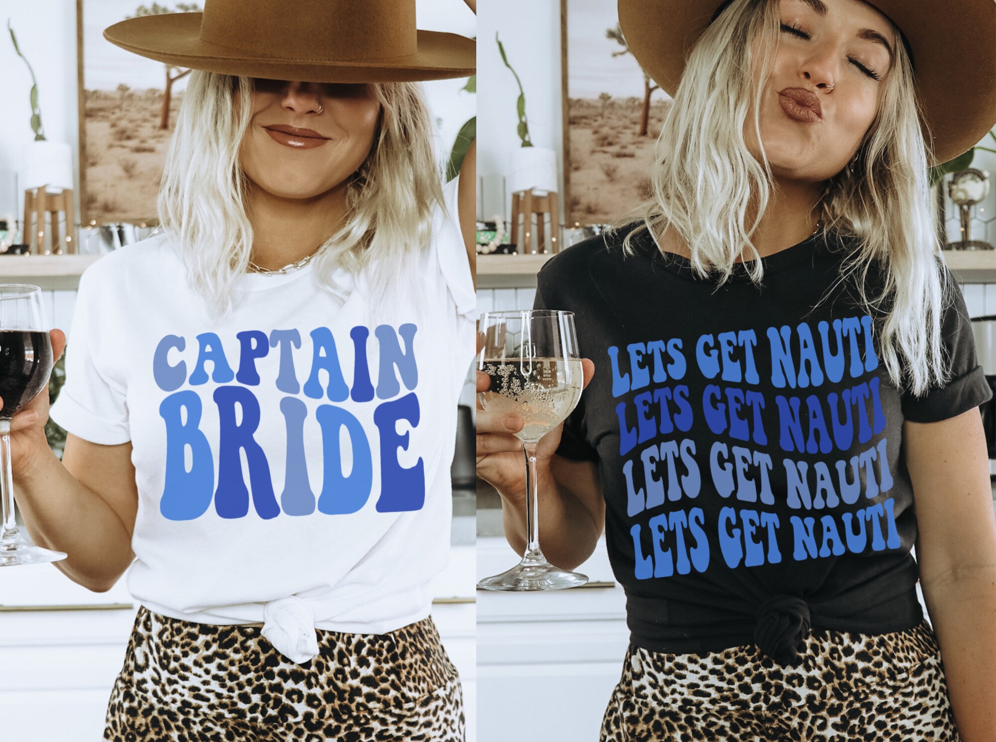 Nautical Bachelorette Party Shirts: Cruise Nauti Retro Beach Themes image 0