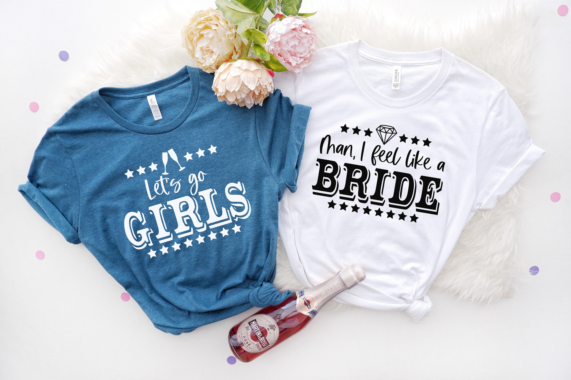 Let's Go Girls & Bride Squad Shirts Bachelorette Party & Wedding Gifts image 2