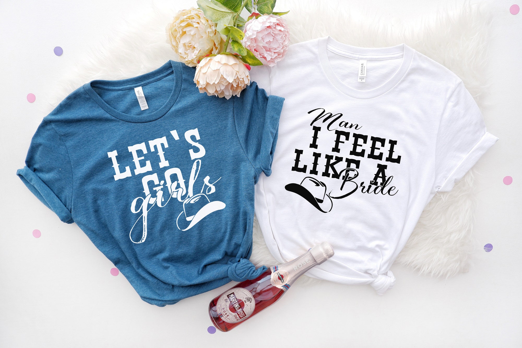 Let's Go Girls: Bachelorette & Bride Shirts Bridal Gifts image 2