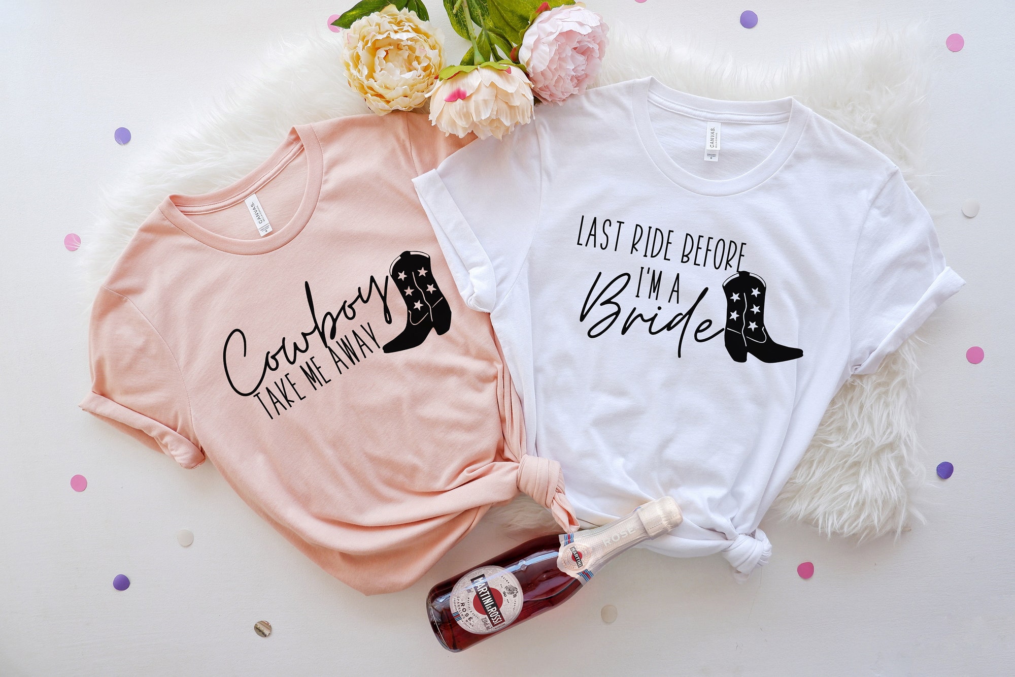 Country Bachelorette Party Shirts: Western Favors Bride & Team Tees Gifts image 1