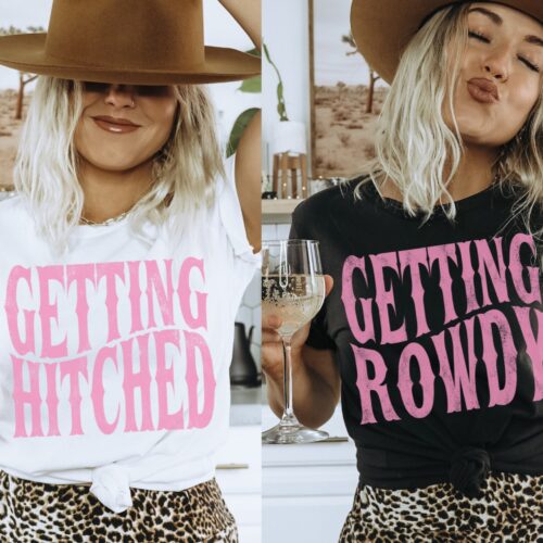 Nashville & Cowgirl Bach Tees: Funny Retro Bachelorette Party Shirts image 0