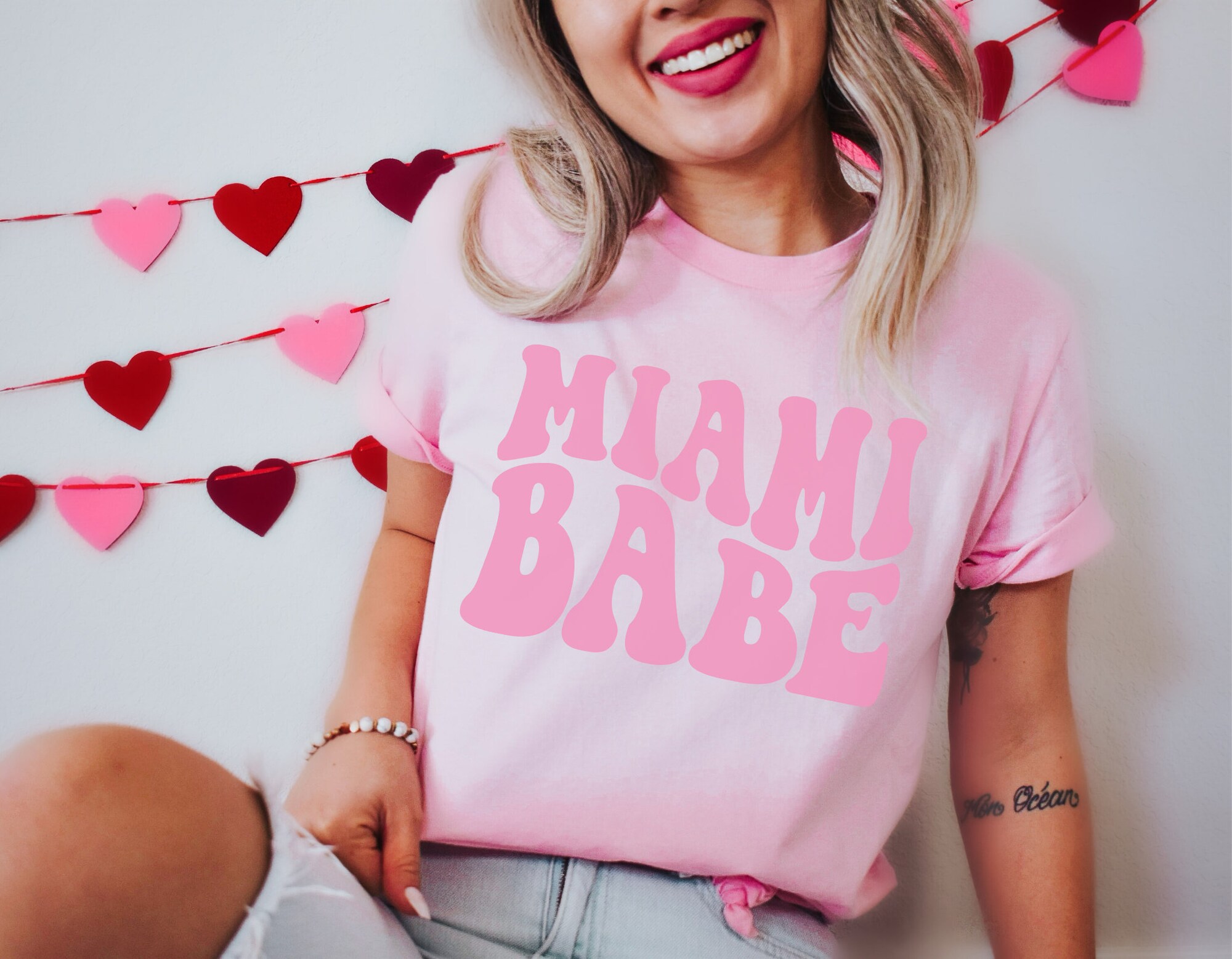 Miami Bachelorette Shirts: Beach Bride Babe FL Tropical Tees image 1