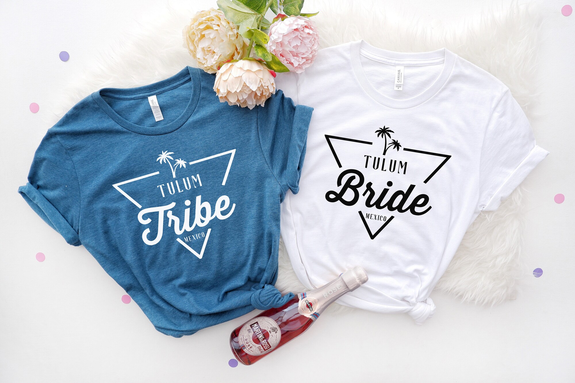 Tulum Bachelorette Shirts & Beach Bridal Gifts - Team Bride & Bride To Be image 2