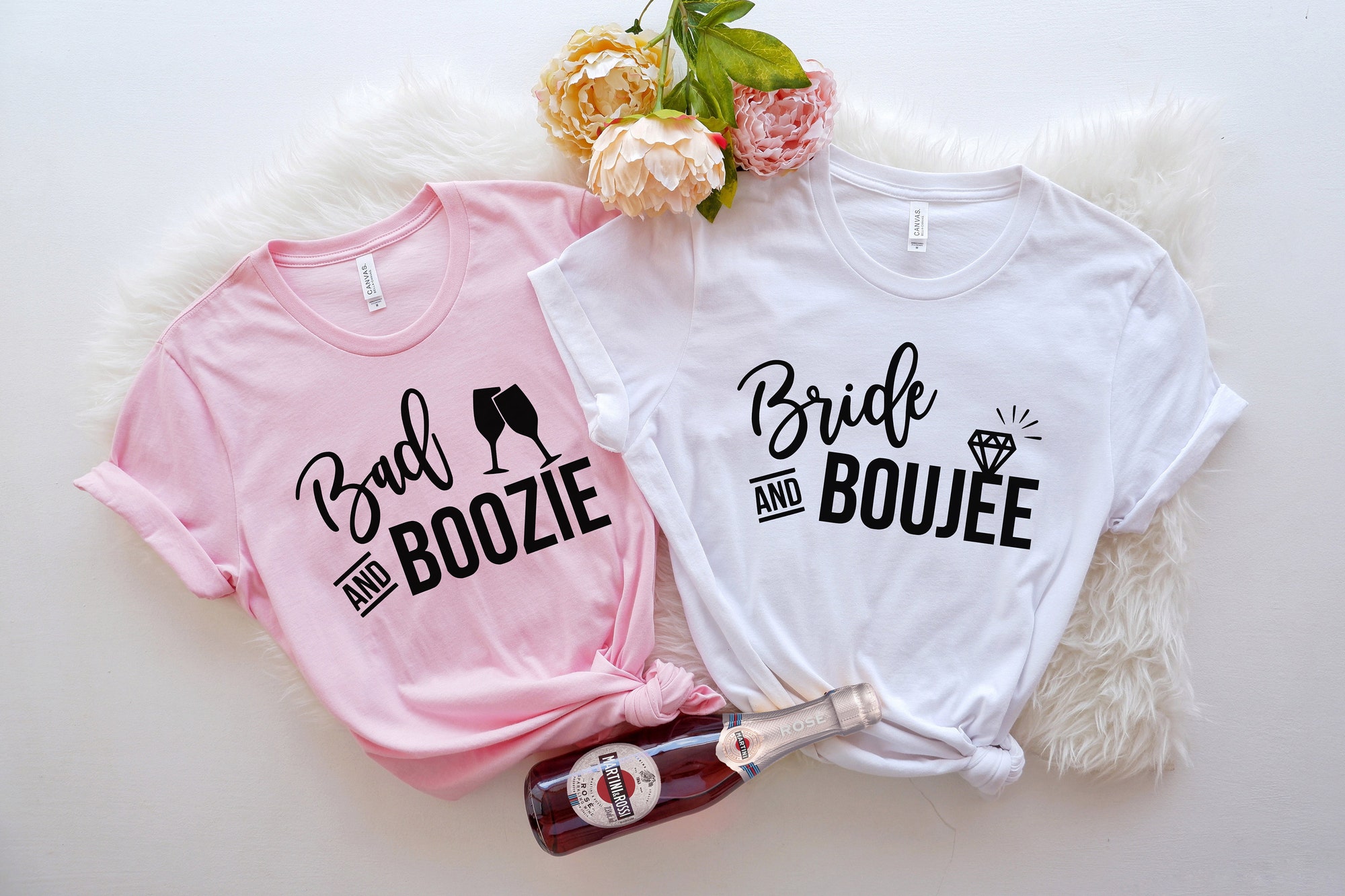 Bachelorette: Bride & Boujee Tees Bridal Shower Wedding Gifts Party Shirts image 3